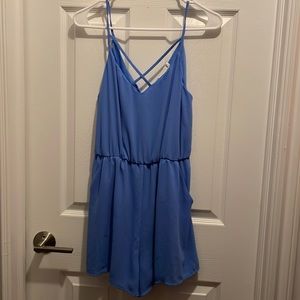 Light Blue Lush Romper